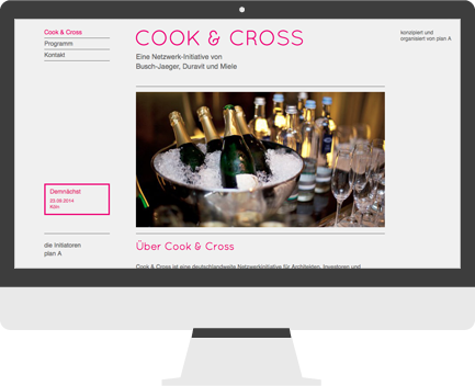 Screenshot WordPress Blog Cook and Cross