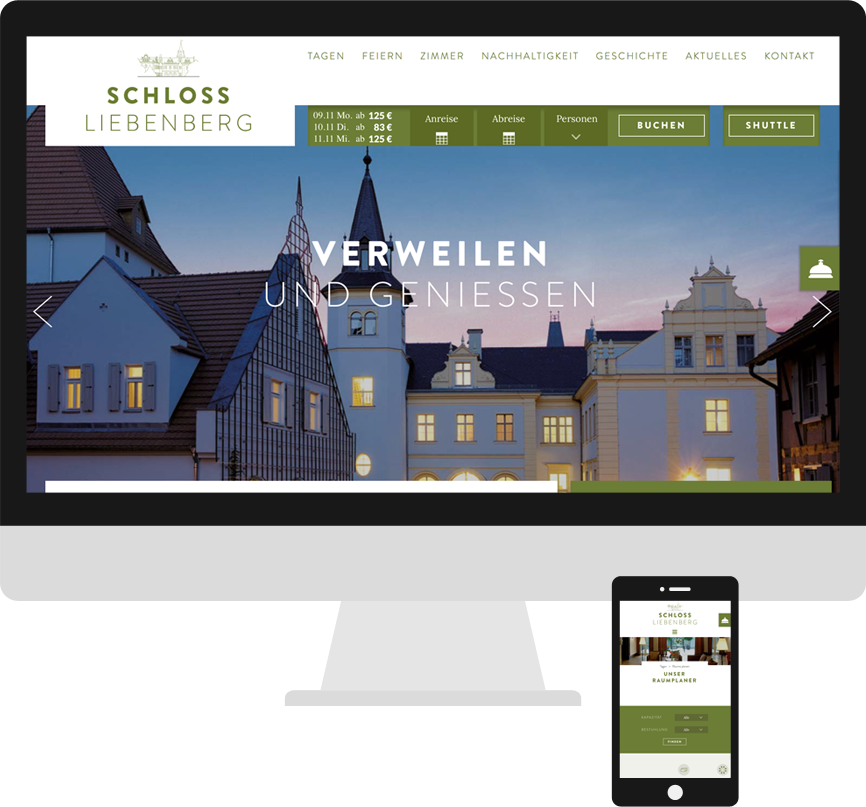 Screenshot Schloss Liebenberg