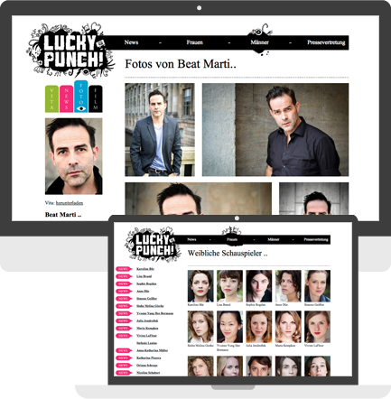 Screenshot Website Lucky Punch